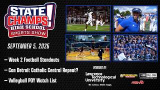 STATE CHAMPS! High School Sports Show | Michigan Football Week 2 Highlights | 9/5/26