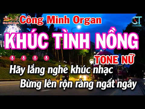 Khúc Tình Nồng Tone Nữ ( Am) Karaoke – Nhạc Sống Cha Cha Cha