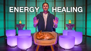 Energy Healing Sound Bath - Crystal Singing Bowls for Balance and Harmony