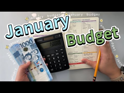 Budget JANUARY with Me (Overhead Expenses, Bills, Rent, etc )