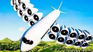 I shoved 600 engines into a single plane