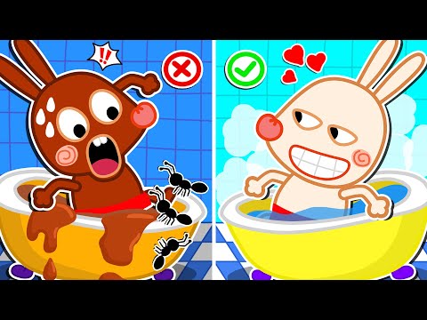 Stop, Tokki! Don't Take Shower in Chocolate Bath + More Funny Stories for Kids | Tokki Channel