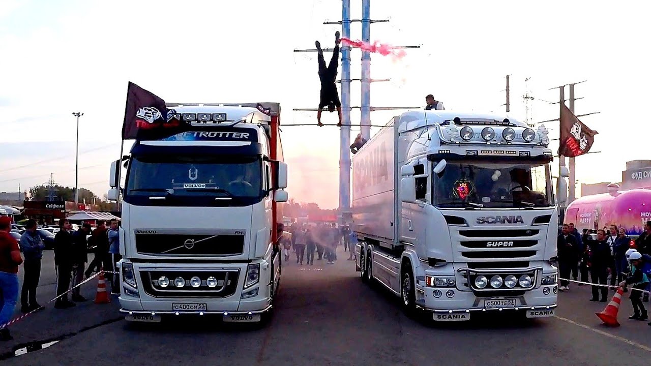 TRUCKFEST-2020 Дрифт на грузовике, трюк, самые красивые тягачи. Я занял 1 место - лучший грузовой блогер