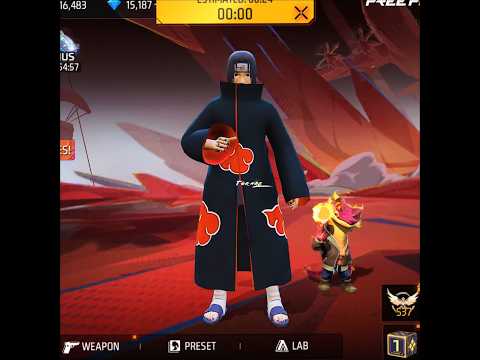 Itachi Uchiha In Free Fire 😍#nrz