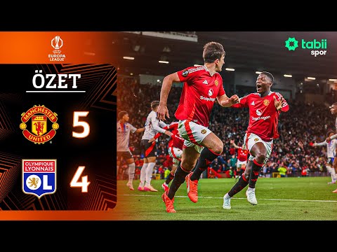 Avrupa Ligi Çeyrek Final | Manchester United - Lyon (Özet) Old Trafford'da tarihi maç!🔥🔥
