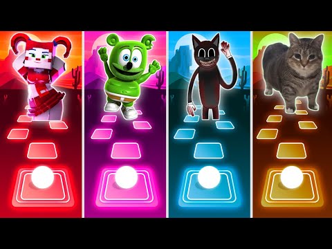 2 Phut Hon 🆚 Gummy Bear 🆚 Cartoon Cat 🆚 OIIA OIIA CAT Coffin Dance Cover Tiles Hop