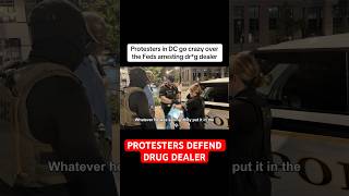Protesters defend drug dealer vs Police