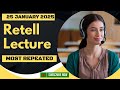 PTE Speaking Retell Lecture - JANUARY 2025 - Prediction Practice