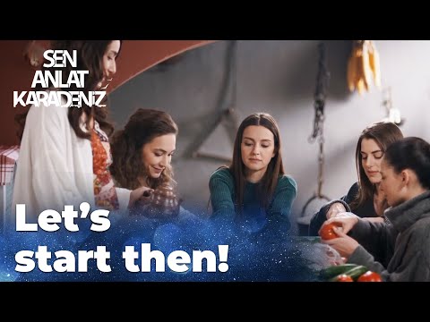 Kaleli girls prepare their food orders! 😍 - Sen Anlat Karadeniz | Lifeline