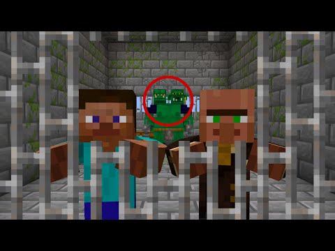 ESCAPE the TROLL PRISON in Minecraft - Gameplay