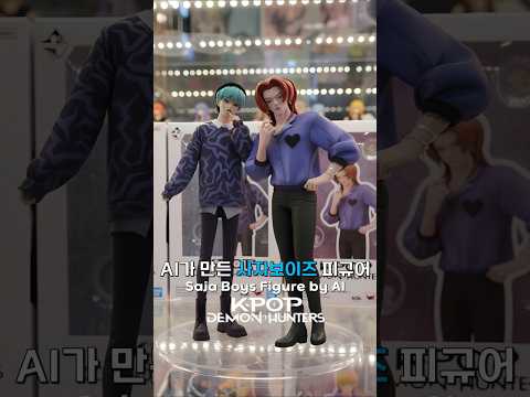 Saja Boys Figure Idol Ver. by AI. AI가 만든 사자보이즈 아이돌ver. 피규어 #kpopdemonhunters