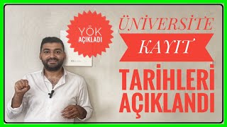 YÖK AÇIKLADI -ÜNİVERSİTE KAYIT TARİHLERİ NE ZAMAN? (E-KAYIT NASIL YAPILIR?) EELEKTRONİK KAYIT NEDİR?