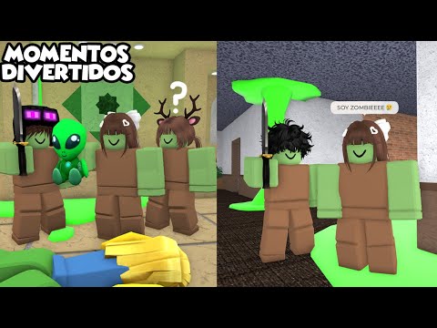 ME HAGO PASAR por ZOMBIE en MURDER MISTERY 2 (Momentos Divertidos) Roblox