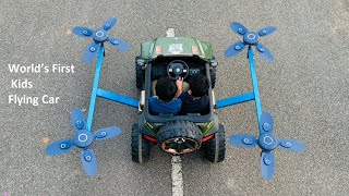 THE WORLDS FIRST FLYING CAR - Flying Car - World’s First Kids Flying Car - Drone Car