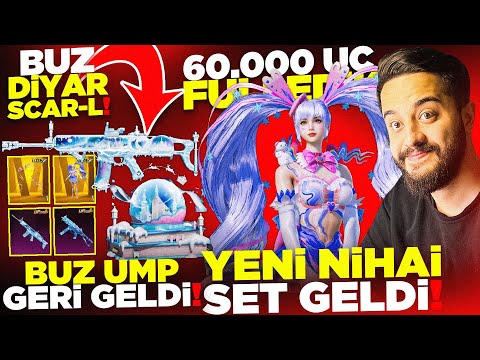 YENİ NİHAİ SET ve BUZ DİYARI SCAR-L GELDİ! 60.000 UC FULLEDİK! BUZ UMP GERİ DÖNDÜ! PUBG Mobile