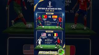 Partidos de Hoy 6 de Julio: Mundial 2026 #shorts