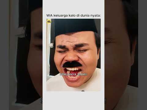 WA keluarga kalo di dunia nyata #whatsapp #keluarga #contentcreator #skit #videolucu #comedyskit