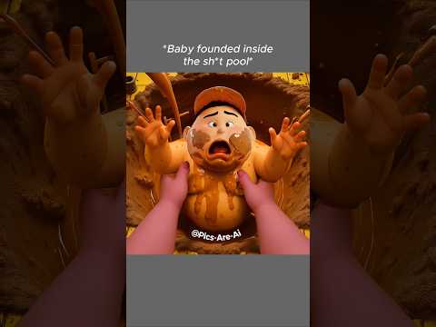Russell Baby Saved From Being FLUSHED DOWN The Toilet ๐ฝ ๐ฉ#shorts #aiart #memes