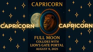 Capricorn, Big Changes Ahead! 🔮 Full Moon Tarot Reading | August 2025
