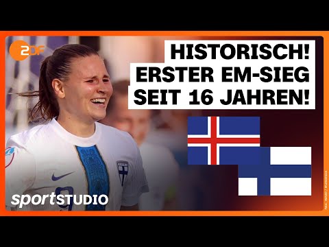 Island – Finnland Highlights | UEFA Frauen-EM 2025 | sportstudio​