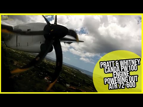 POWERFUL Pratt & Whitney Canada PW100 Engine POWERING out ATR 72-600, Madagascar Takeoff! [AirClips]