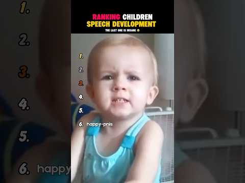 Ranking Children Speech Development 😭