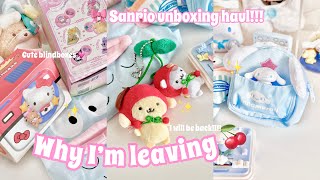Sanrio unboxing haul 🎀💖 visiting the newest Blindbox shop!