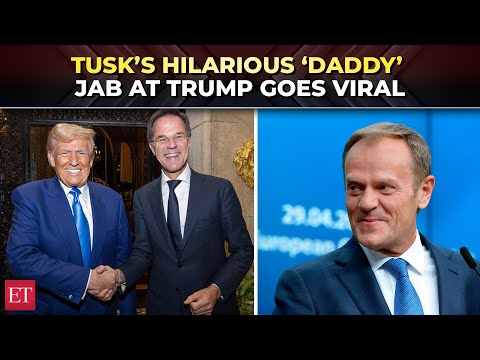 ‘One daddy is enough’: Tusk’s Trump jab leaves EU leaders laughing in viral press room moment
