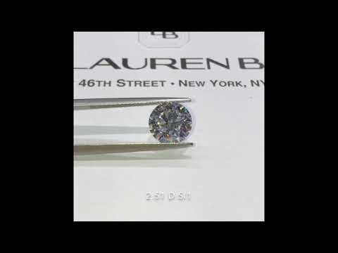 Rounds 2.01-2.51ct, D-F Color, VS-SI Clarity