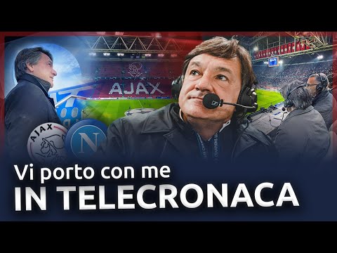 VI PORTO CON ME E BEPPE IN TELECRONACA - Ajax-Napoli alla Johan Cruijff Arena | Fabio Caressa