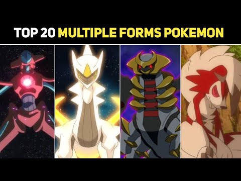 Top 15 Pokemon With Multiple Forms | Top 15 Pokemon with Different Forms | Hindi |