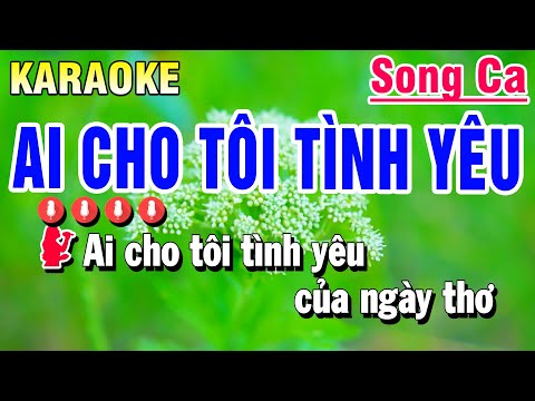 Karaoke Ai Cho Tôi Tình Yêu Nhạc Sống Song Ca Cm | Beat Huỳnh Anh