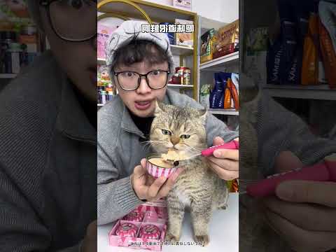 この男、なんとキャットフードを食べることに挑戦!!🤣🐱 #キャットフード #食べてみた#yunnan #funny##catfood #challenge #funnyreviews