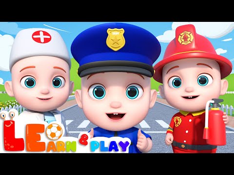 Jobs and Career Song | Kids learning videos | Learn & Play with Leo