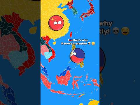 Philippines 🇵🇭 Roasts China 🇨🇳 So Hard! 💀📱 #countryballs #shorts