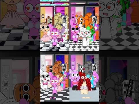 POV Assassino Cappuccino Oren Tung Sahur Gray and Lovely Girls COMPLETE EDITION | Incredibox Sprunki