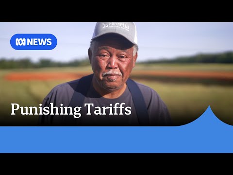 YouTube video thumbnail: Americans say Trump's Tariffs are Causing the US to 'Collapse From Within'