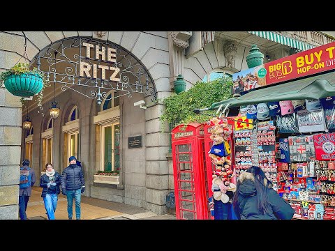 London Winter 2025 | 4K HDR Virtual Walk Westminster Bridge to Buckingham Palace