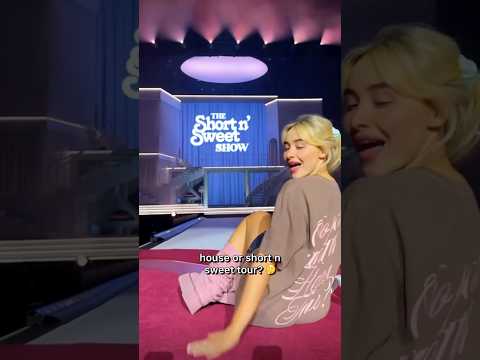 Sabrina Carpenter gives short & sweet tour
