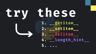 8 good-to-know dunder methods for collections in Python