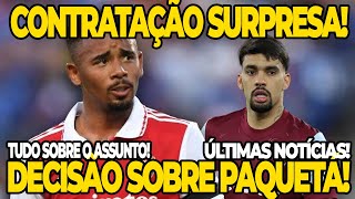 URGENTÍSSIMO: CONTRATAÇÃO SURPRESA NO FLAMENGO | DECISÃO IMPORTANTE SOBRE PAQUETÁ | SAMUEL DIZ SIM!