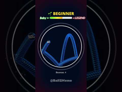 #bouncingball #noob #noobtopro #noob_to_pro #noobvspro #beginner #legend #satisfying