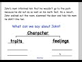 Character Traits and Feelings Assessment