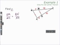 Proportions and the Side Splitter Theorem