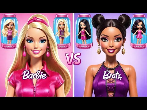 De Nerd a Popular 🌟 Desafío Épico de Cambio de Imagen de Barbie vs Bratz