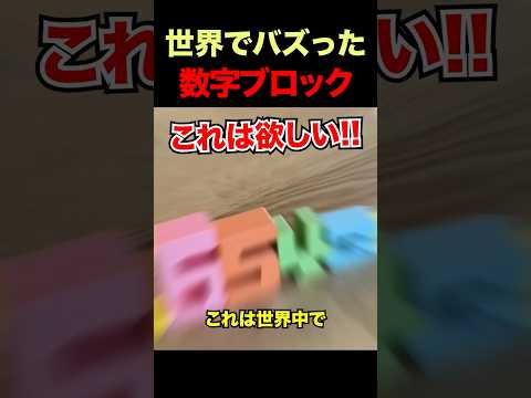 世界で大バズりした数字ブロック