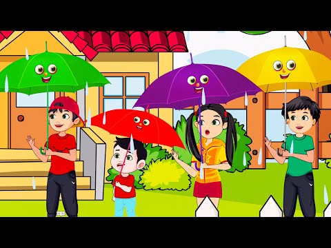 बारिश बारिश जाओ ना | Rain Rain Go Away | Hindi Rhymes For Children - Riya Rhymes