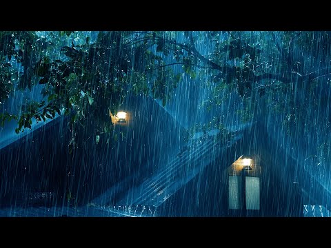 Intense Thunderstorm Sounds for Sleeping | Strong Rainstorm, Powerful Thunder Sounds & Lighning #1