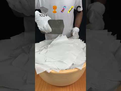 Try to Guess How Many Tissues Paper It Tooks! what happend next ? #experiment #waterexperiments