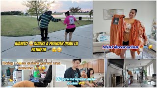 ES SÚPER ARRIESGADO 😱YO NO QUERÍA ESA PATINETA 🛹😩😮‍💨 UN POCO DE DECORACIÓN 🍁EN MI SALA 🛋️😜